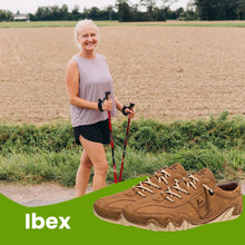 Lade das Bild in den Galerie-Viewer, Ibex - ergonomischer, schmerzlindernder & wasserdichter Leder-Barfußschuh für sicheres, gelenkschonendes Gehen für Senioren