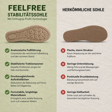 Lade das Bild in den Galerie-Viewer, Feelfree - Orthopädische rutschfeste Komfortschuhe mit Reißverschluss für druckfreien Tragekomfort