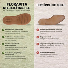 Lade das Bild in den Galerie-Viewer, FloraVita - Schmerzlindernde Vintage-Sandale aus Leder | Rutschfest & Federleicht