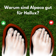 Lade das Bild in den Galerie-Viewer, Alpaca Hallux – ergonomische & schmerzlindernde Hallux Valgus Leder-Barfußschuhe