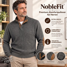Lade das Bild in den Galerie-Viewer, NobleFit– Figurfreundlicher Premium-Komfortpullover für Herren | Ultrabequem & Elegant