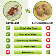 Lade das Bild in den Galerie-Viewer, OrthoLuxe - ergonomische schmerzlindernde Komfort-Sandalen