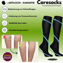 Lade das Bild in den Galerie-Viewer, Caresocks orthopädische Kompressionsstrümpfe - verhindert Krampfadern & entlastet müde Füße