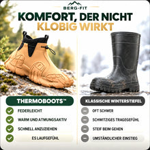 Lade das Bild in den Galerie-Viewer, ThermoBoots – Wasserdichte Allwetter-Ganzjahresstiefel | Rutschfest & Schmerzlindernd