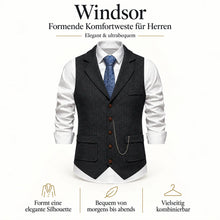 Lade das Bild in den Galerie-Viewer, Windsor FormFit – formende Komfortweste für Herren | Elegant & ultrabequem