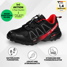 Lade das Bild in den Galerie-Viewer, OrthoTrekking - ergonomische schmerzlindernde Trekking u.- Wanderschuhe - (1+1 Gratis)