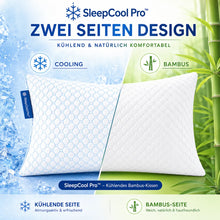 Lade das Bild in den Galerie-Viewer, SleepCool Pro - Kühlendes & ergonomisches Bambus-Kissen für erholsamen Schlaf