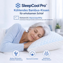 Lade das Bild in den Galerie-Viewer, SleepCool Pro - Kühlendes & ergonomisches Bambus-Kissen für erholsamen Schlaf