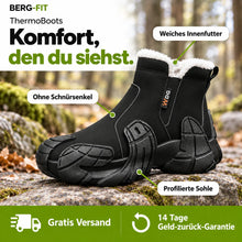 Lade das Bild in den Galerie-Viewer, ThermoBoots | wasserdichte, warm gefütterte Winterstiefel | Leicht, rutschfest &amp; Schmerzlindernd
