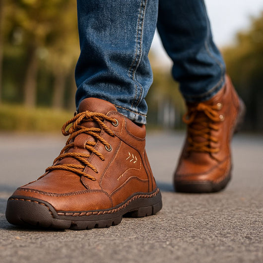 Premium Komfort-Lederstiefel