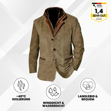 Lade das Bild in den Galerie-Viewer, Clooney - Hochwertige Lederjacke für jede Jahreszeit
