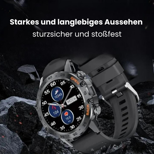 TitanX CombatFit S45 - unzerstörbare zertifizierte Gesundheitsuhr (2026)