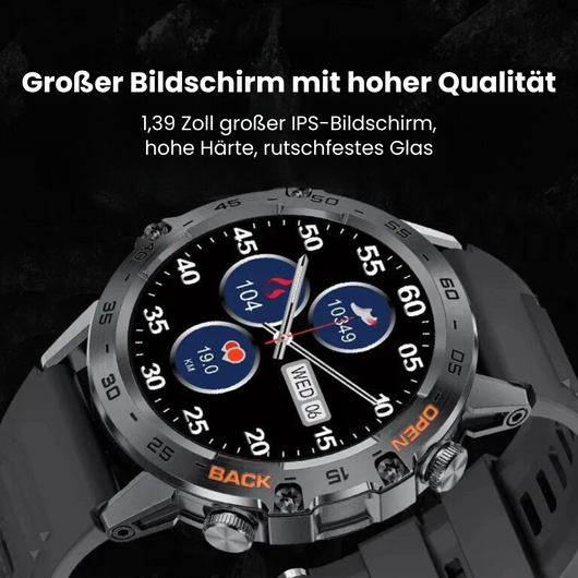 TitanX CombatFit S45 - unzerstörbare zertifizierte Gesundheitsuhr (2026)