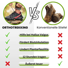 Lade das Bild in den Galerie-Viewer, OrthoTrekking - ergonomische schmerzlindernde Trekking u.- Wanderschuhe - (1+1  Gratis)
