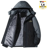 Hochwertige Herren-Outdoorjacke mit Kapuze – Wasserdicht, winddicht und warm gefüttert für Herbst und Winter