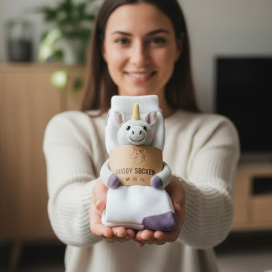HUGGY Socken Unicorn - Nie wieder kalte Füße