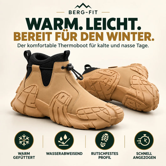 ThermoBoots – Wasserdichte Allwetter-Ganzjahresstiefel | Rutschfest & Schmerzlindernd