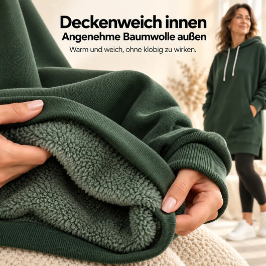 KuschelLiebe – der extra lange Wohlfühlhoodie