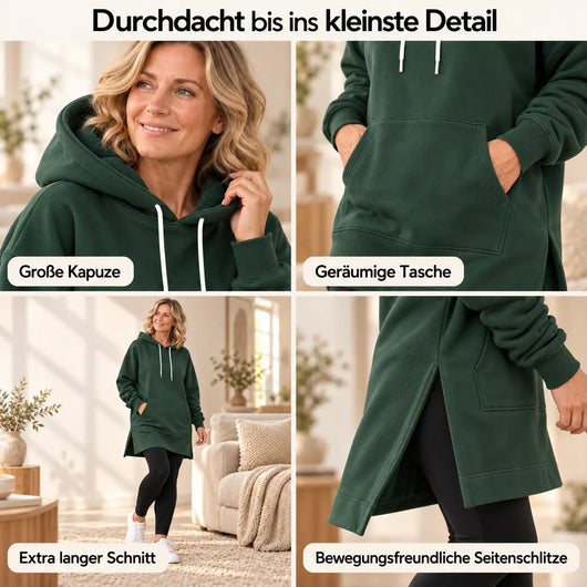 KuschelLiebe – der extra lange Wohlfühlhoodie