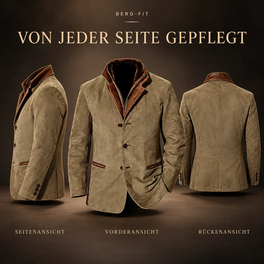 Clooney - Hochwertige Lederjacke für jede Jahreszeit