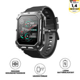 AirForce Health K52 - die unzerstörbare Smartwatch mit Echtzeit Herzfrequenzmesser, Blutdruck-/Sauerstoff-Tracker