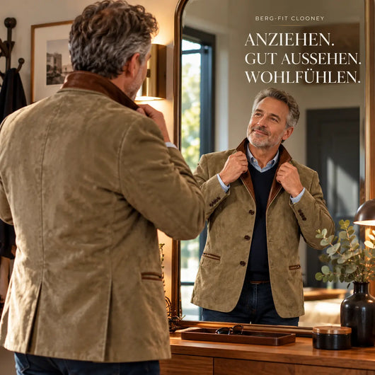 Clooney - Hochwertige Lederjacke für jede Jahreszeit
