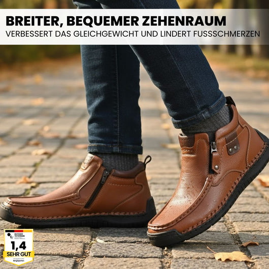 Ergonomische Leder-Schuhe zur Schmerzlinderung