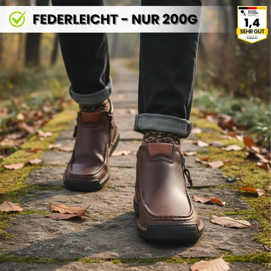 Ergonomische Leder-Schuhe zur Schmerzlinderung