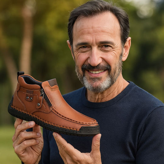 Ergonomische Leder-Schuhe zur Schmerzlinderung