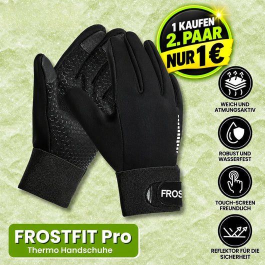 FROSTFIT PRO - Extrem rutschfester & reflektierender Thermohandschuh | 1-€ Aktion