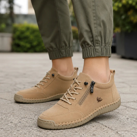 Feelfree - Orthopädische rutschfeste Komfortschuhe mit Reißverschluss für druckfreien Tragekomfort
