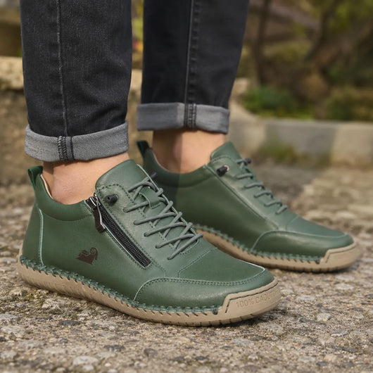 Feelfree - Orthopädische rutschfeste Komfortschuhe mit Reißverschluss für druckfreien Tragekomfort