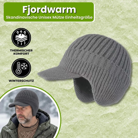 Fjordwarm – Skandinavische Wintermütze mit Ohrenschutz (Unisex-Einheitsgröße)
