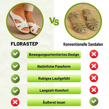 Lade das Bild in den Galerie-Viewer, FloraStep Komfort-Sandale mit Fußgewölbe-Stütze | Rutschfest &amp; Federleicht
