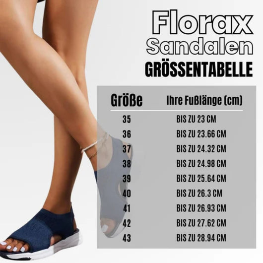 Florax Sandalen – Bequeme Sandalen | Ergonomische Unterstützung