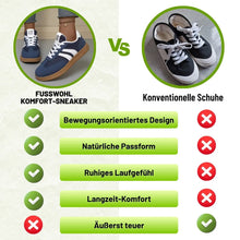 Lade das Bild in den Galerie-Viewer, Fusswohl— Schmerzlindernde Komfort-Sneaker | Federleicht &amp; Atmungsaktiv