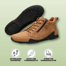 Lade das Bild in den Galerie-Viewer, FussFit – Ergonomische &amp; rutschfeste Barfußschuhe aus Leder | Natürlicher Komfort &amp; Grip