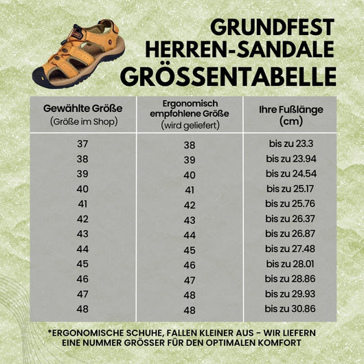 GrundFest Herren-Sandale