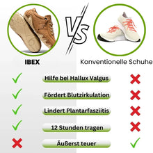 Lade das Bild in den Galerie-Viewer, Ibex - ergonomischer, schmerzlindernder &amp; wasserdichter Leder-Barfußschuh
