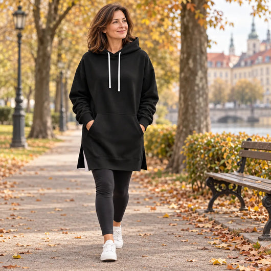 KuschelLiebe – der extra lange Wohlfühlhoodie