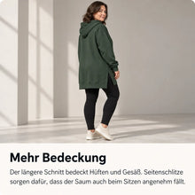 Lade das Bild in den Galerie-Viewer, KuschelLiebe – der extra lange Wohlfühlhoodie
