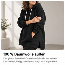 Lade das Bild in den Galerie-Viewer, KuschelLiebe – der extra lange Wohlfühlhoodie
