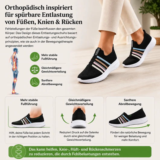 LeichtFuß - Schmerzlinderne Komfort-Schuhe für Damen | Atmungsaktiv · Ultraleicht · Weiche Sohle