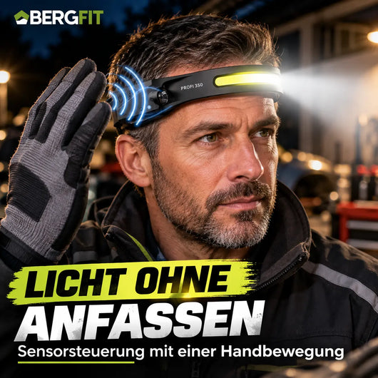 PROFI 350 – 2-in-1-LED-Stirnlampe