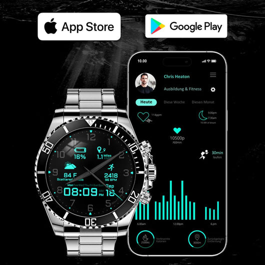 Nexos Pro Smartwatch - Unzerstörbare Gesundheitsuhr (2026)