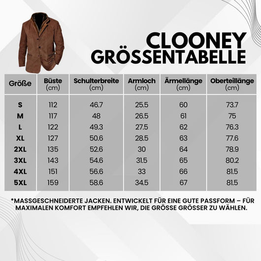 Clooney - Hochwertige Lederjacke für jede Jahreszeit