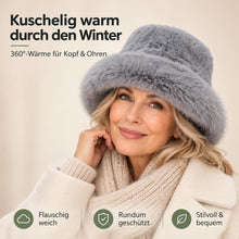 Lade das Bild in den Galerie-Viewer, NordFlausch – Winterhaube mit integriertem Deep-Comfort-Ohrenschutz
