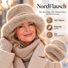 Lade das Bild in den Galerie-Viewer, NordFlausch – Winterhaube mit integriertem Deep-Comfort-Ohrenschutz
