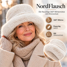 Lade das Bild in den Galerie-Viewer, NordFlausch – Winterhaube mit integriertem Deep-Comfort-Ohrenschutz
