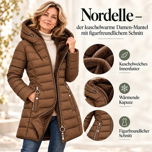 Nordelle – der Wintermantel, der wärmt und der Figur schmeichelt